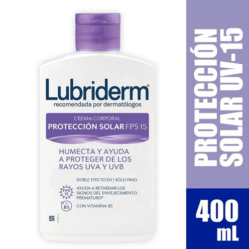 Lubriderm Locion U.V.15 400 Ml