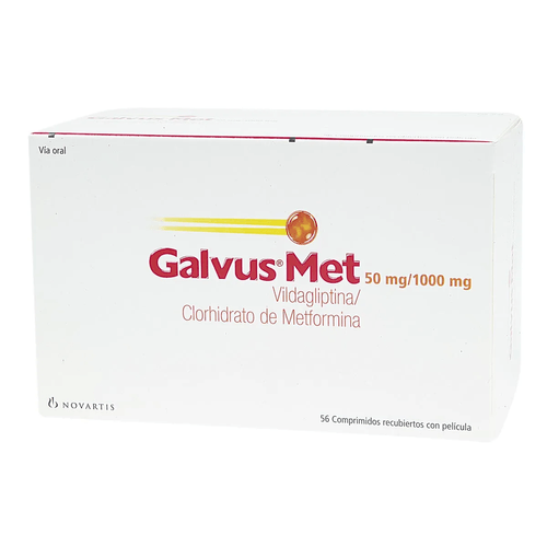 Galvus Met 50/1000 Mg 56 Comprimidos