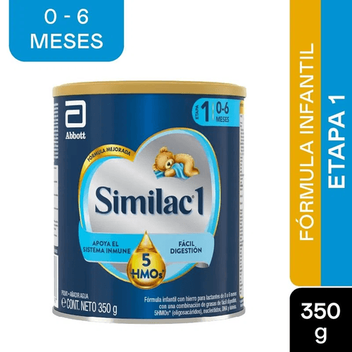 Similac 1 5Hmos Tarro 350 Gramos