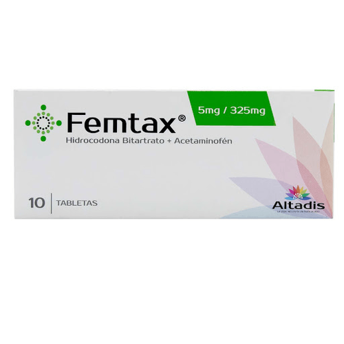 Femtax 5Mg/325Mg 10 Tabletas