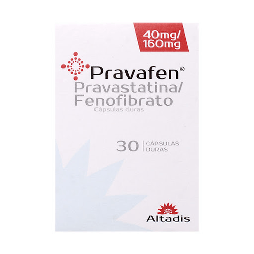Pravafen 40Mg/160Mg 30 Capsulas