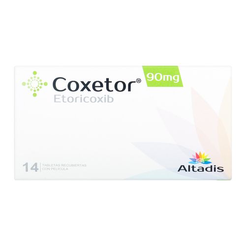 Coxetor 90 Mg 14 Tabletas Recubiertas