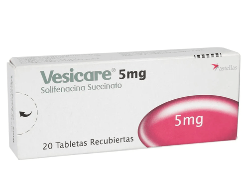 Vesicare 5 Mg 20 Tabletas