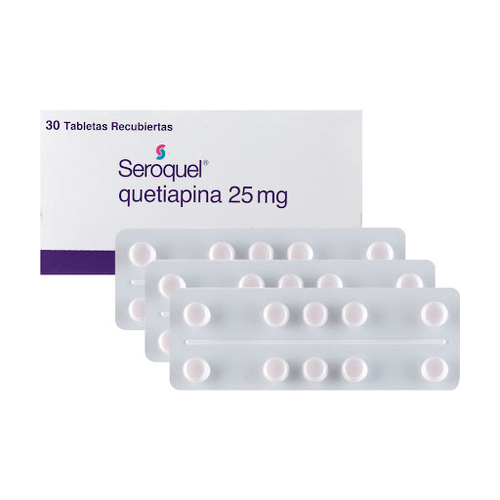 Seroquel 25 Mg 30 Tabletas
