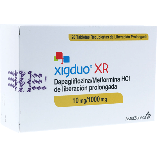 Xigduo Xr 10/1000 Mg 28 Tabletas