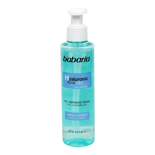 Gel Babaria Limpiador Facial Acido Hialuronico 200 Ml