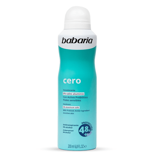 Desodorante Spray Babaria Cero Prebiotico 200 Ml