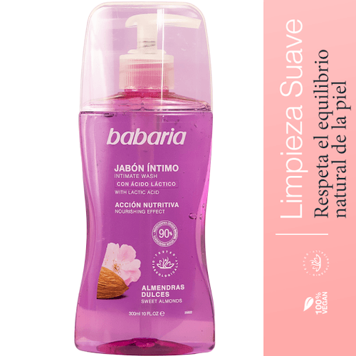 Jabon Intimo Babaria Aceite Almendras 300 Ml