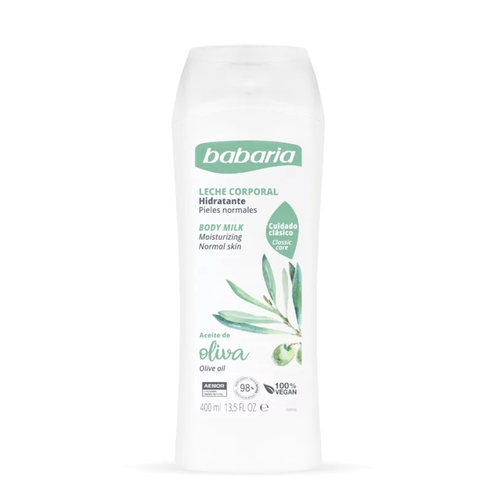 Crema Babaria Body Milk Aceite Oliva 400 Ml