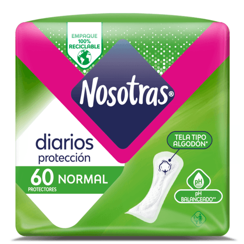 Protectores Nosotras Diarios 60 Unidades