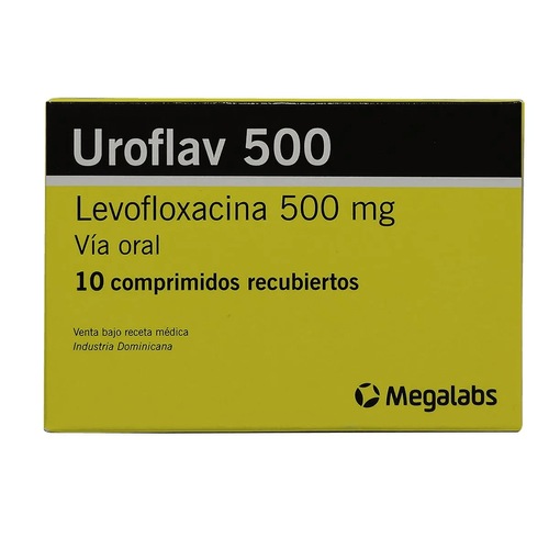Uroflav 500 Mg 10 Tabletas