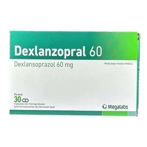 Dexlanzopral 60 Mg 30 Capsulas