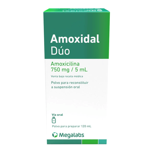 Amoxidal Duo 750 Mg Suspension 120 Ml