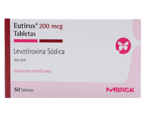 Eutirox 200 Mcg 50 Tabletas