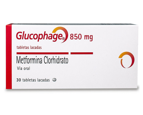 Glucophage 850 Mg 30 Tabletas