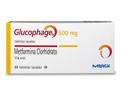Glucophage 500 Mg 30 Tabletas