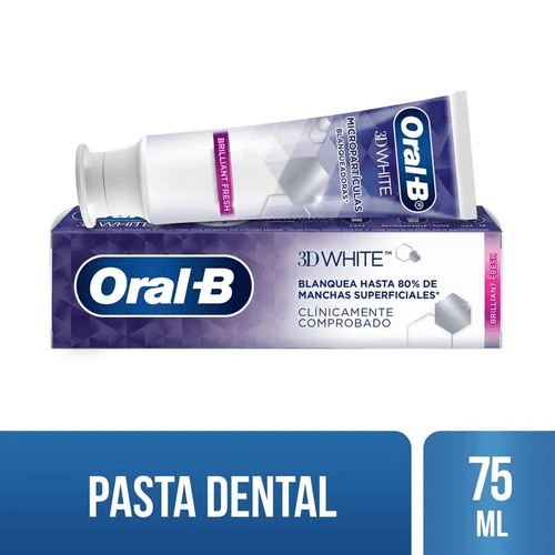 Crema Dental Oral B 3D White X 75 Ml