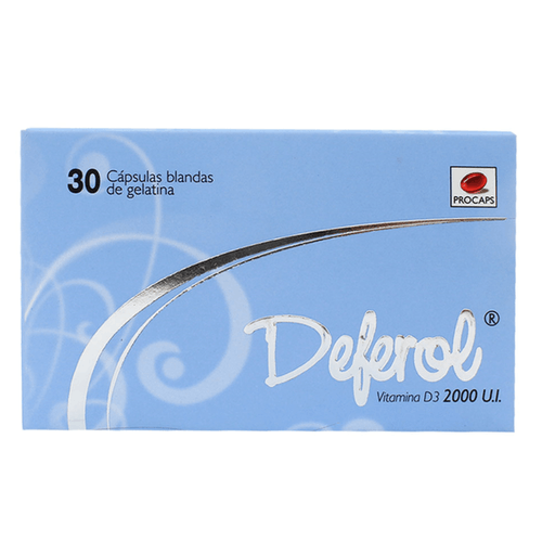 Deferol 2000 Ui 30 Capsulas