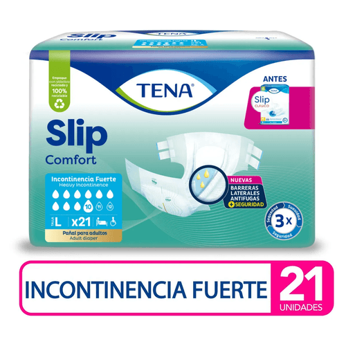 Pañal Tena Basic Gde.21 Unidades (Slip Clasico)