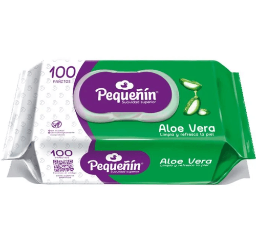 Toallas Humedas Pequeñin Flat Pack Aloe Oferta 100 Unidades