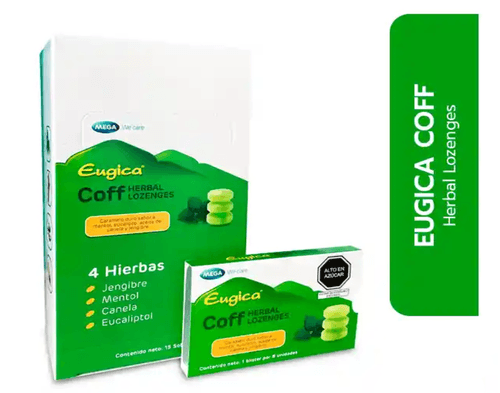 Eugica Coff Caramelos Herbales 8 Unidades