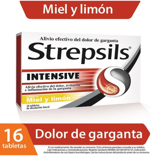 Strepsils Intensive 8.75Mg 16 Tabletas