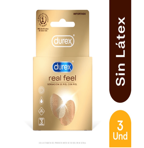 Preservativo Durex Real Feel 3 Udidades