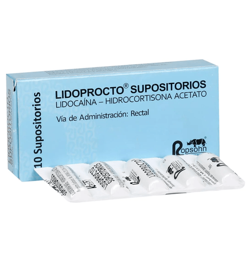 Lidoprocto 10 Supositorios