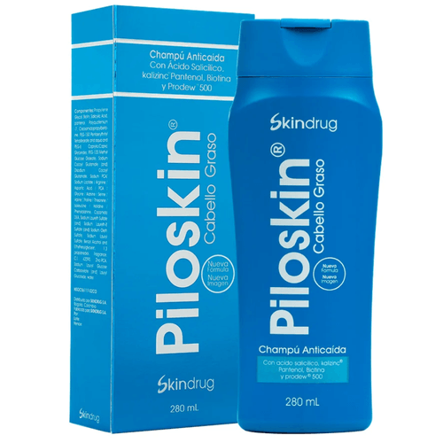 Shampoo Piloskin Cabello Graso 280 Ml