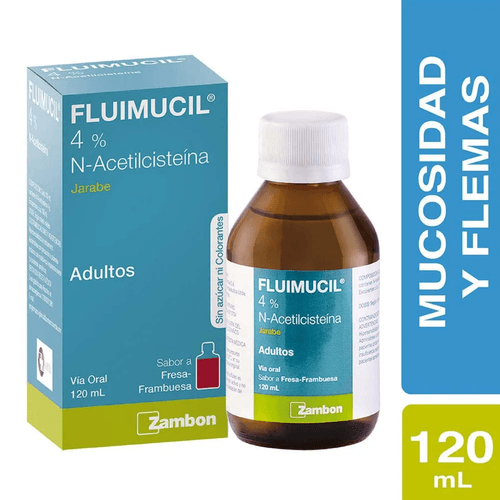 Fluimucil Jarabe 4% 120 Ml