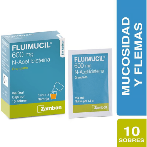 Fluimucil 600 Mg 10 Sobres