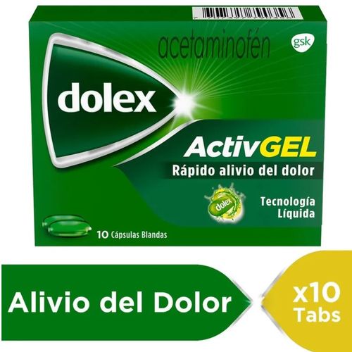 Dolex Activegel 10 Capsulas Liquidas