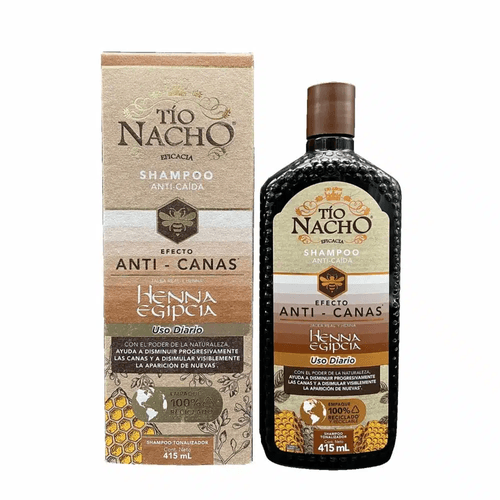 Shampoo Tio Nacho Anticanas Henna Egipcia  415 Ml