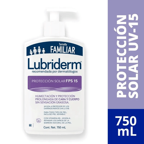 Lubriderm Loc.Uv 15 Con Valvula 750 Ml