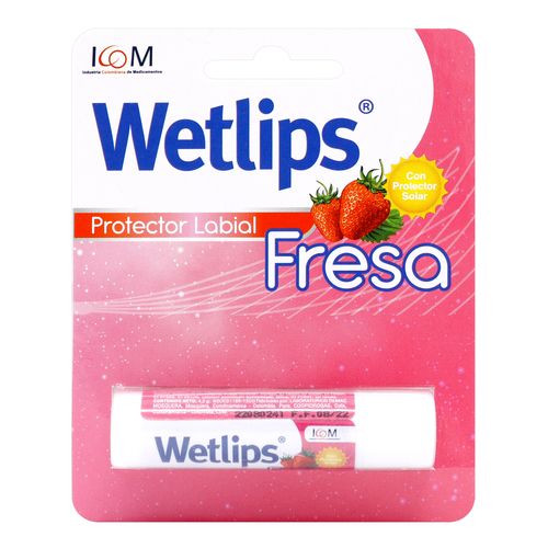 Protector Labial Wetlips Fresa 4.2 Gr
