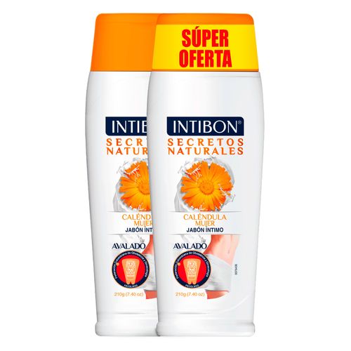 2 Jabones Intimos Intibon Calendula Mujer 210 Gr.
