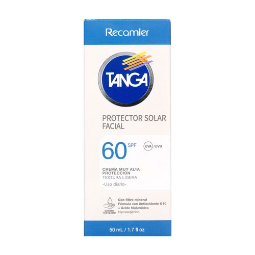 Bloqueador Facial Tanga Spf 60 50 ML