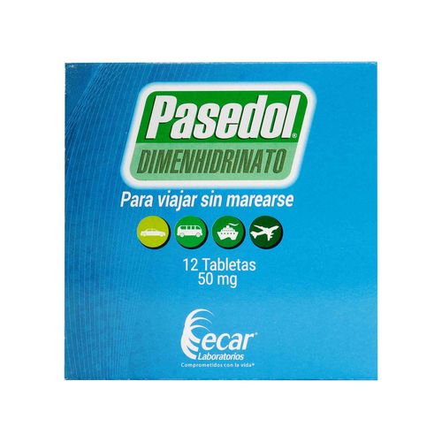 Pasedol 50 Mg 12 Tbs