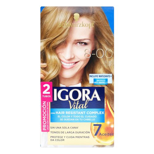 IGORA VITAL Doble Tubo 8-00 Rubio Claro